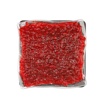 Cheesecake με φράουλα οικογενειακό σε μπολ