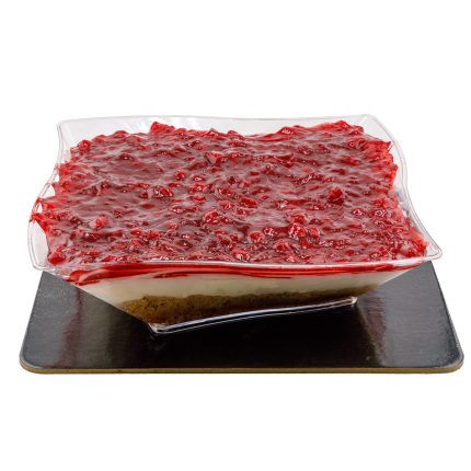 Cheesecake με φράουλα οικογενειακό σε μπολ